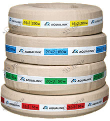 Труба м/п бесшовная д 20 LASER LTM (PEXc-AL-PEX) AQUAPEX 21130