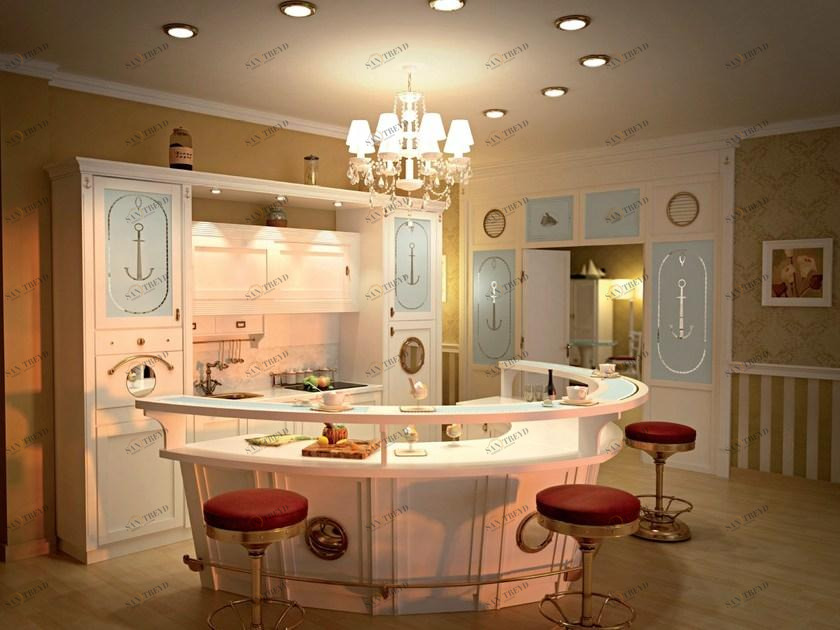 Caroti Кухня из лакированной древесины  842 