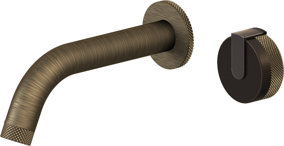 E-11535-R1OB-L1GM-VBB Настенный прогрессивный смеситель скрытого монтажа для раковины GRAFF MOD+