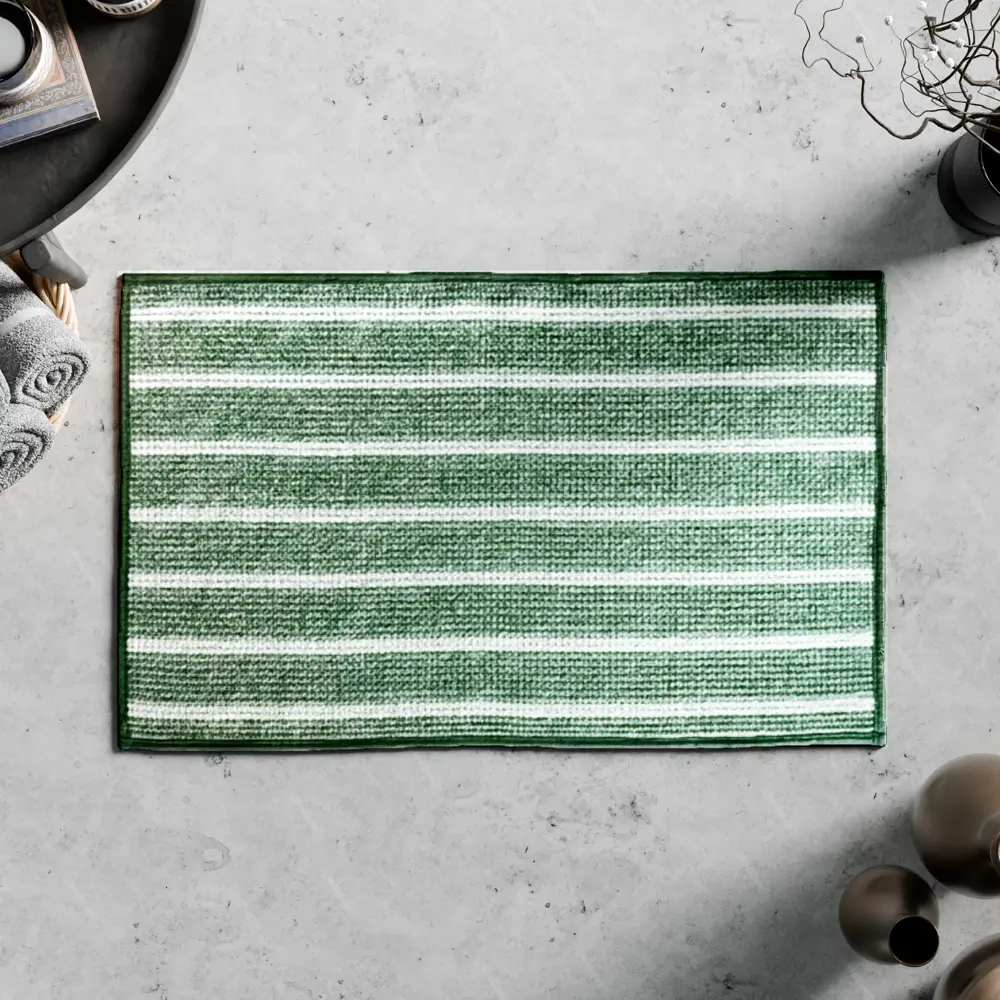 Ковер шенилл этна пэ 50x80 см зеленый Santreyd STLM-2163137