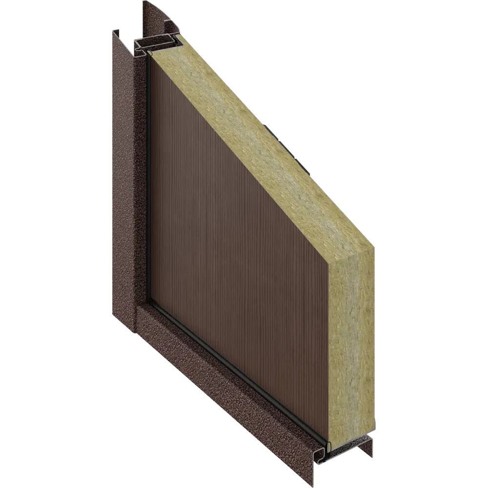 Дверь входная металлическая Ламистайл, 880 мм, правая, цвет венге DOORHAN STLM-2172605 - Вид №5