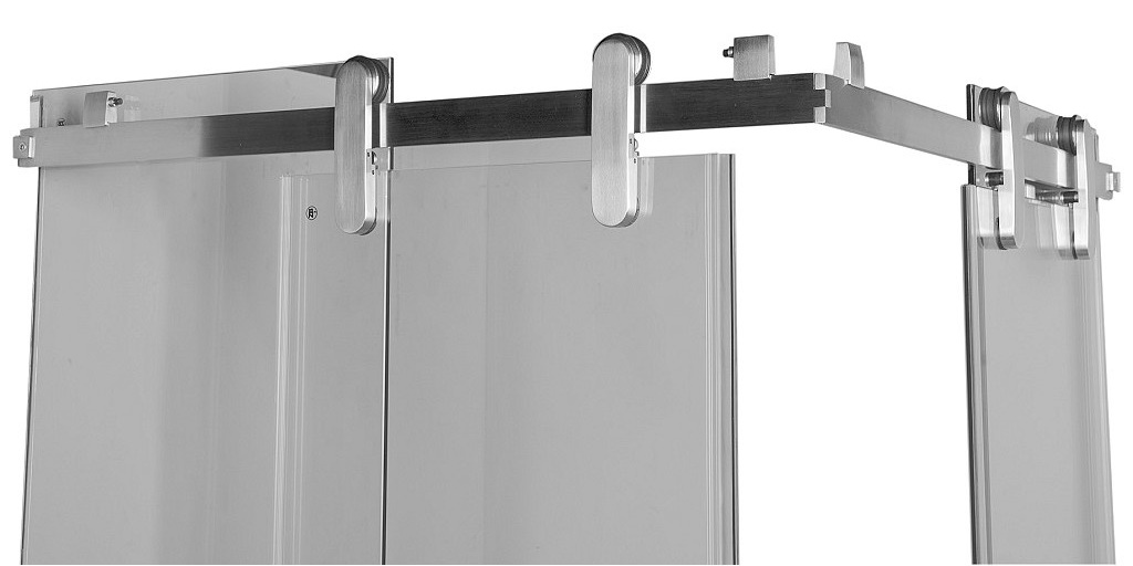 Душевой уголок Aquanet Gamma Cube 90x90-12, прозрачное стекло 166801 - Вид №2