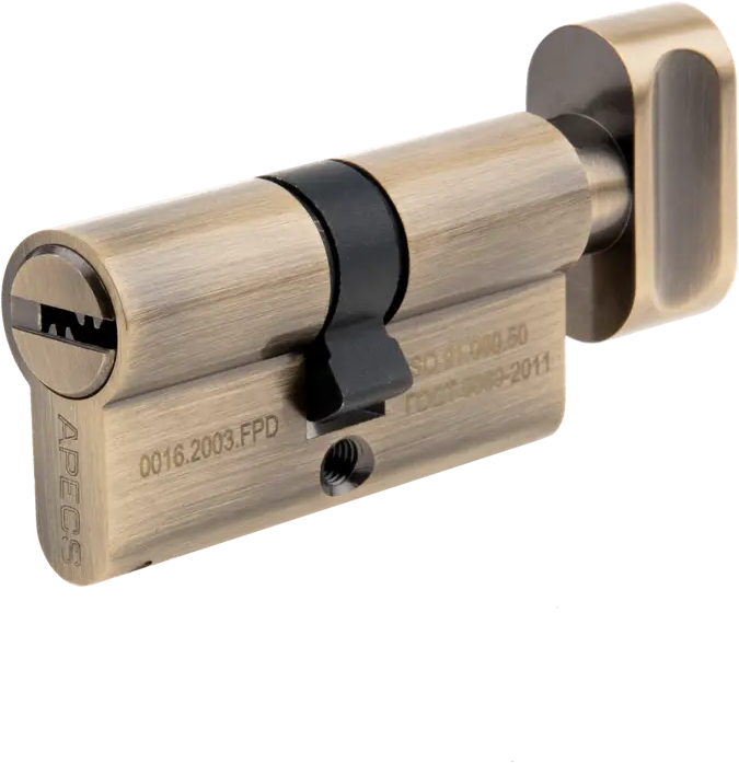 Цилиндровый механизм APECS Pro LM-60-C-AB с защитой от взлома 84168029