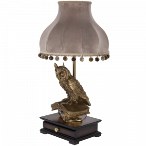 33006/1,34074 Настольная лампа с бюро Ученый Филин Классика Капучино BOGACHO