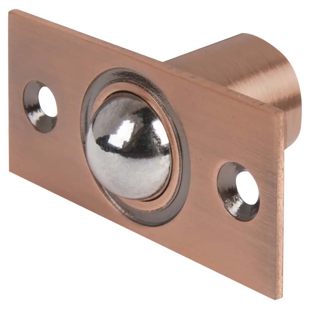 Защелка шариковая Apecs R-0001, 21x19 мм, сталь, цвет старая медь STLM-2168513