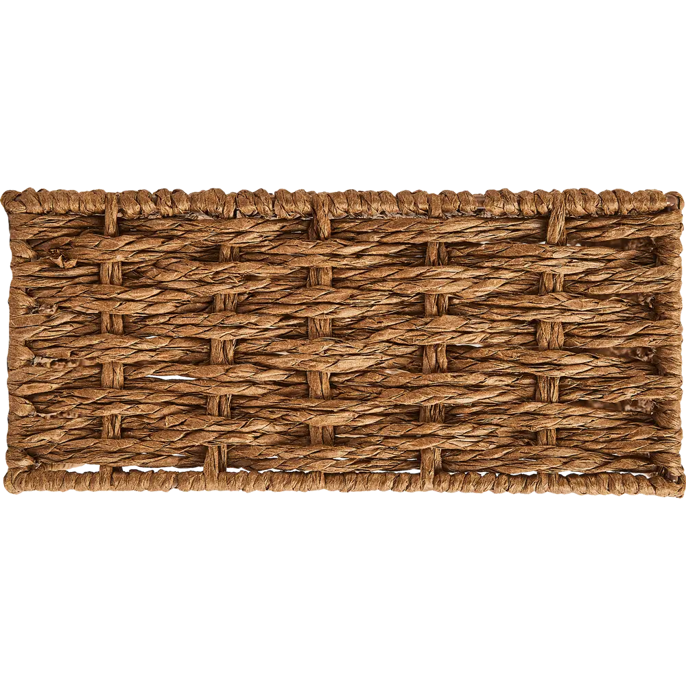 Корзина для хранения 30x8x18 см бумага цвет коричневый SPACEO Kub STLM-2098334 - Вид №3