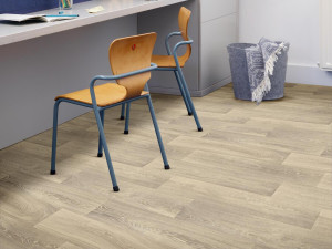 Нескользящий виниловый пол с эффектом дерева