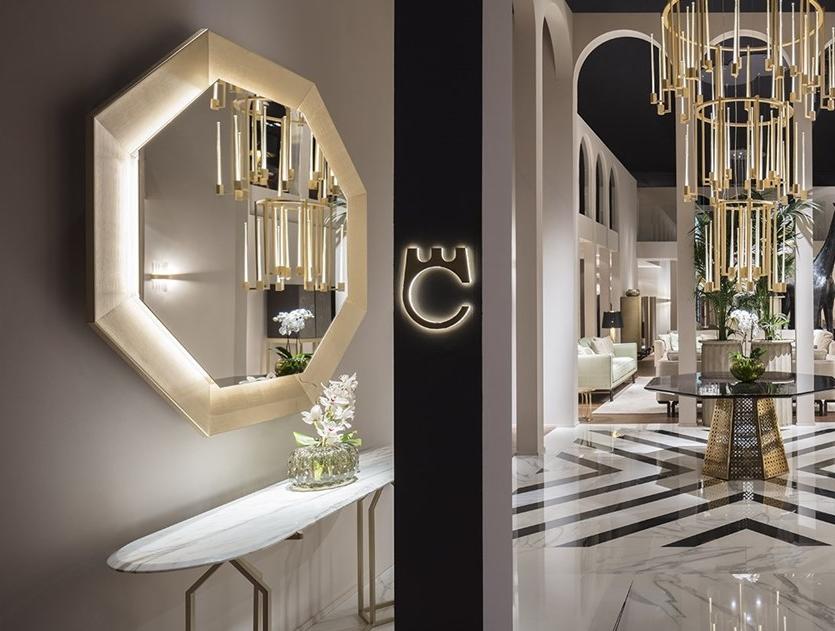 Paolo Castelli Восьмиугольное зеркало со встроенной подсветкой  Ill.best.530  - Вид №3