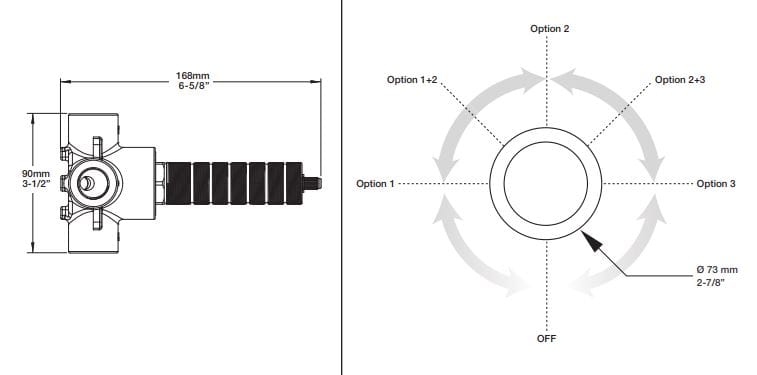 Термостатический набор для душа с душем BARIL PRO-3700-18 ARCH-00073147 - Вид №3