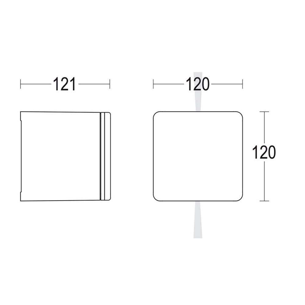 Bivio W 2LE Ghidini Bivio .05 Темно-Cерый (Матовый)  - Вид №1
