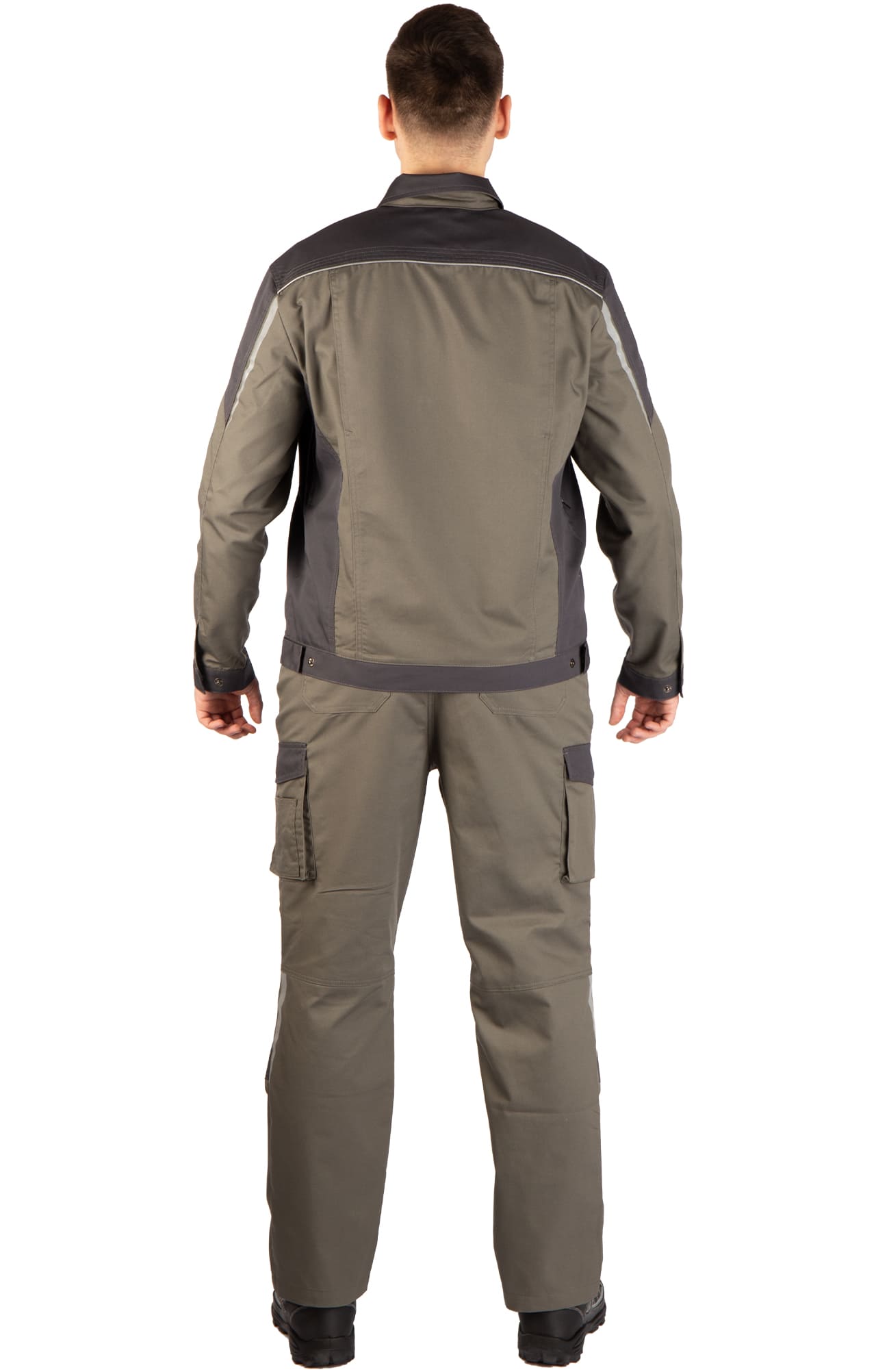 4974819 Костюм  NEW серый хаки графит STATUS  Летняя спецодежда  размер 56-58/182-188  - Вид №17