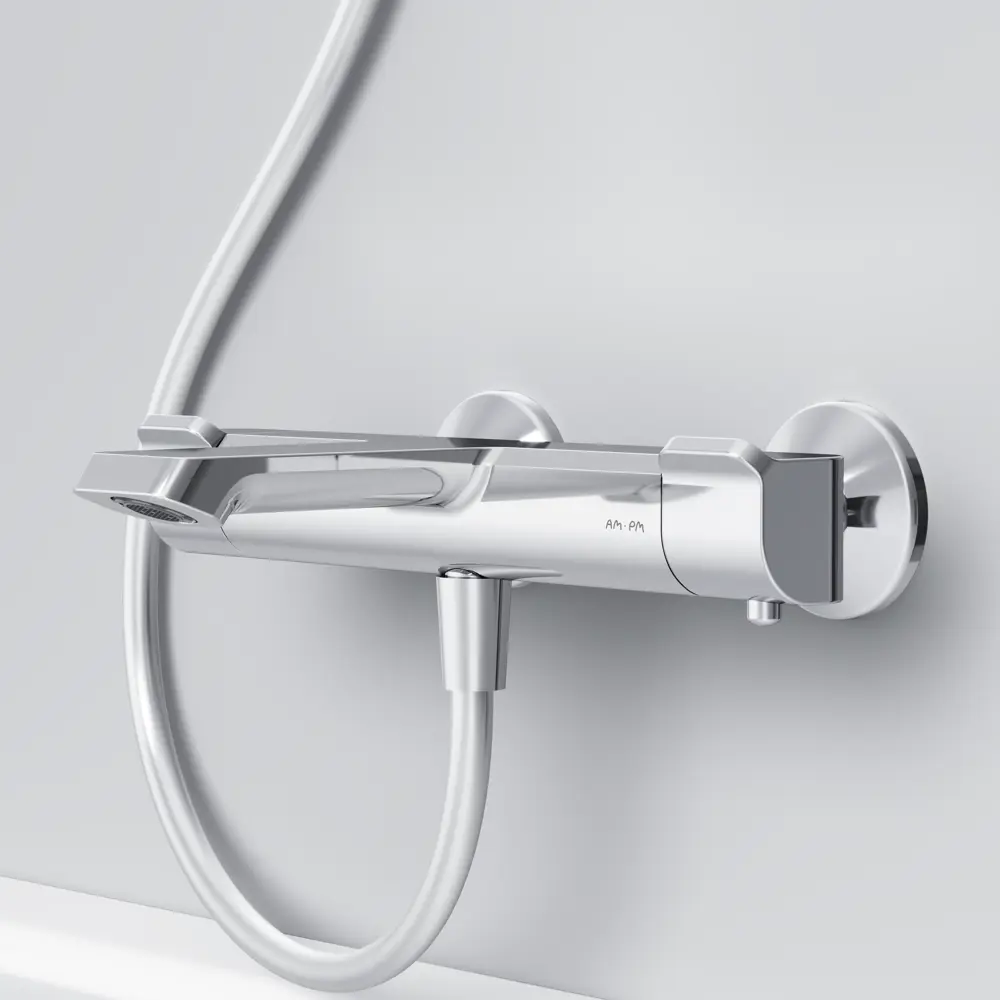 Термостатический смеситель AM.PM Flash для ванны с хромированным покрытием 87812813 STLM-0988150 - Вид №6