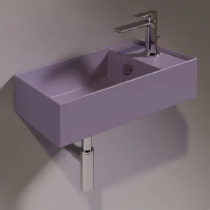 AG50PRUGNAMATT Подвесная раковина настенная прямоугольная Simas Agile