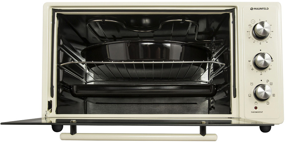 CEMOA.456.I Мини-печь / ширина 60 см, механическое управление, 45 л,конвекция, бежевый Maunfeld Santreyd  - Вид №3