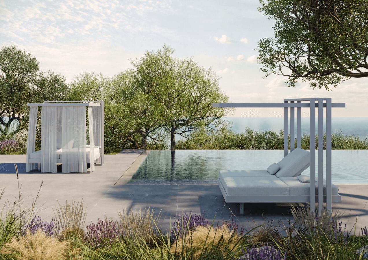 Алюминиевая Садовая кровать с порошковым покрытием MY YOUR SOLETTO ARCH-00117368 - Вид №1