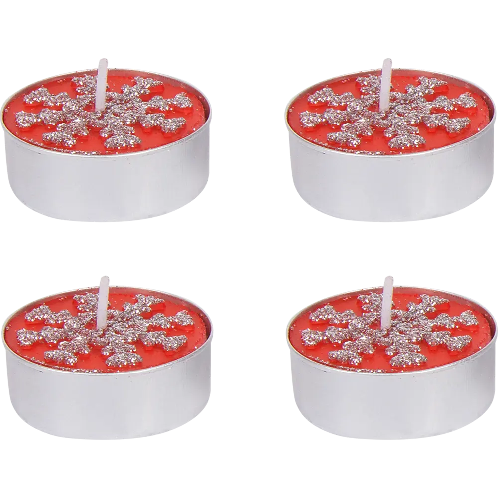 Набор свечей «Новогодние», 4.5 см, 4 шт Santreyd STLM-2023259