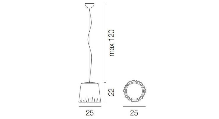 Vistosi CLOTH SP PP BC/CM подвес 106661 - Вид №2