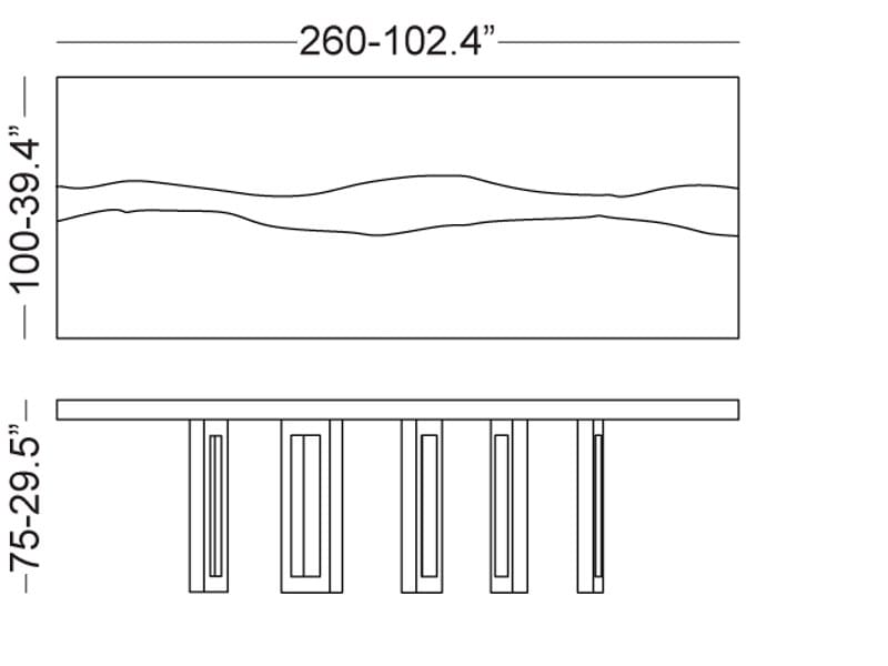 Стол из массива дерева Il Pezzo Mancante IL PEZZO 6 ARCH-00073880 - Вид №12
