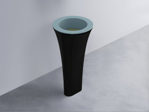 AMLA45-PL+AMPILT-AG+AMCOLT-N Раковина Amedeo Tondo отдельностоящая cielo Enjoy + Amedeo