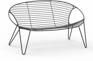 Joli Садовый диван 2 мест из нержавеющей стали Wire