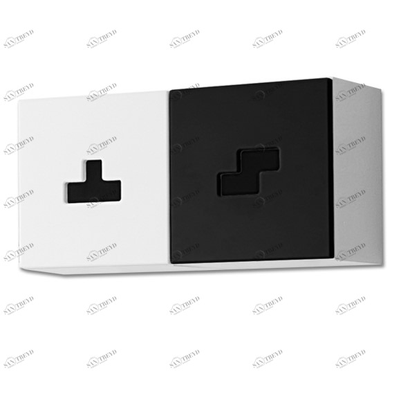 Полка детская навесная горизонтальная "Продленка" МАНДАРИН ПРОДЛЕНКА 178756 Белый;черный Santreyd 