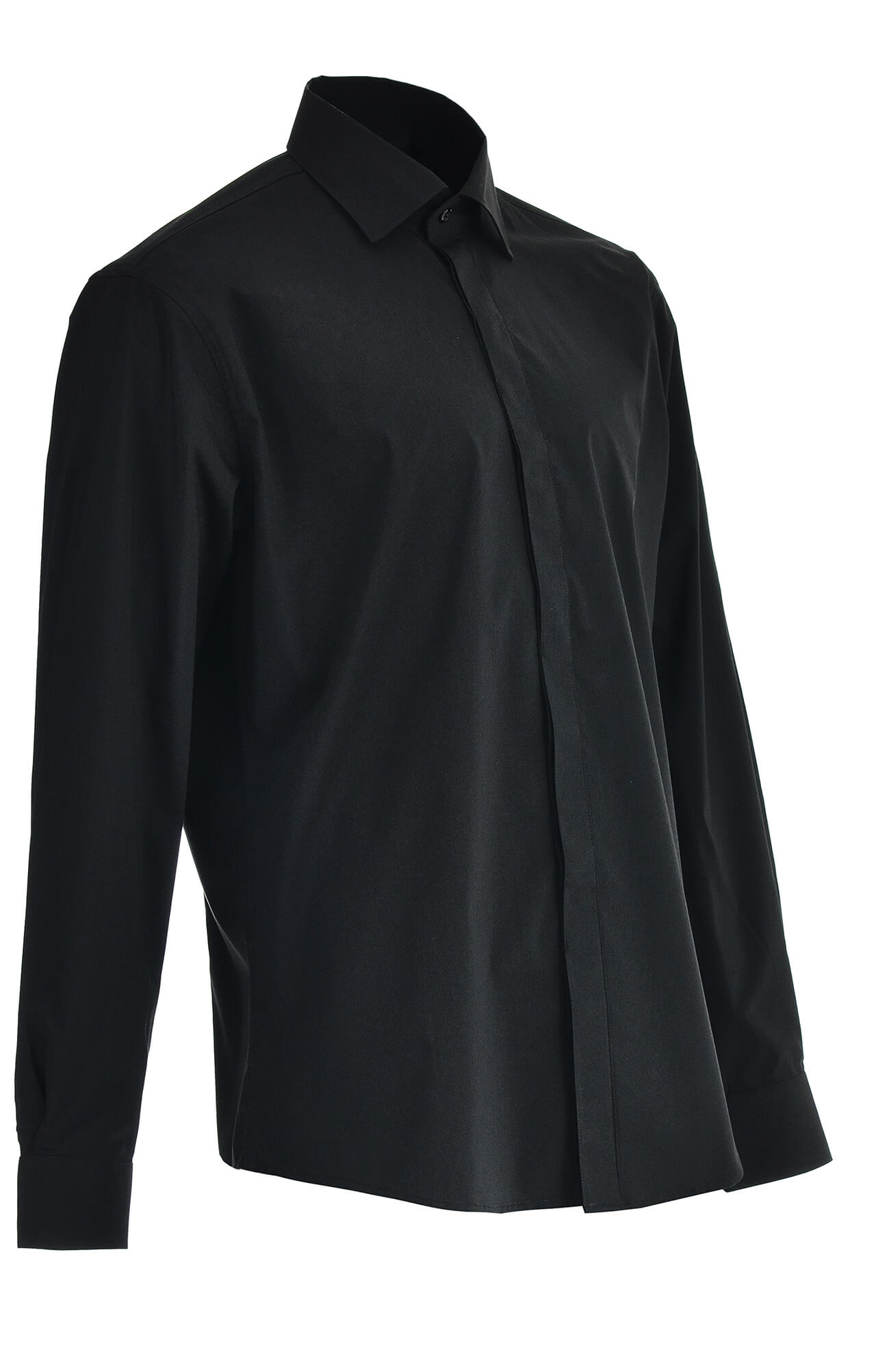 62480 Рубашка мужская  black El-Risto  Корпоративная одежда  размер 42/176-182  - Вид №2