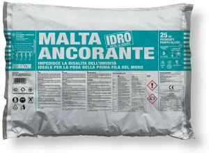 Bacchi Гидрофобный раствор м10 для кладки первого слоя кладки Sistema costruttivo gasbeton