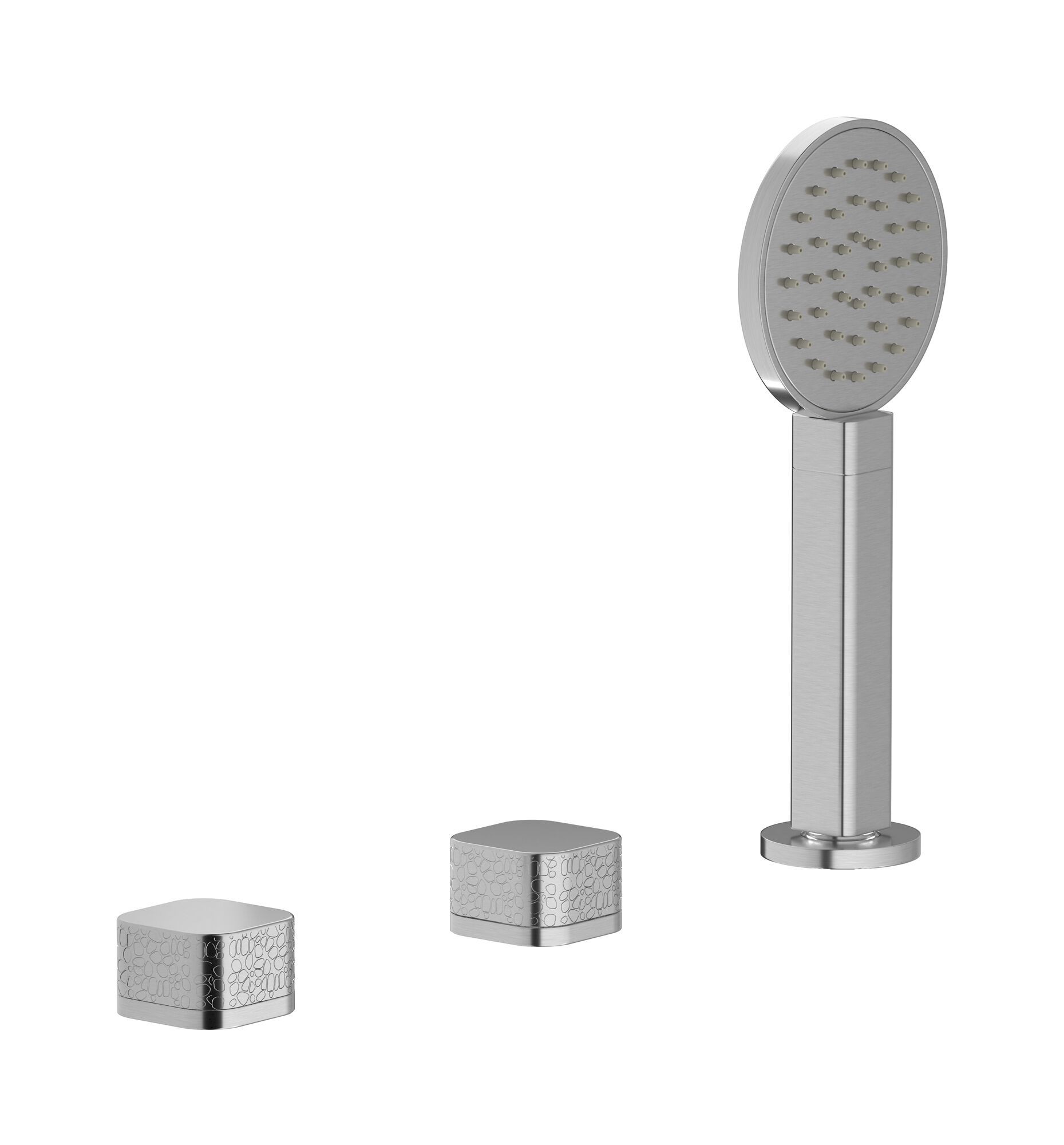 Встраиваемый смеситель для ванны с 3 отверстиями и ручным душем IB Elio ARCH-00084092 - Вид №23