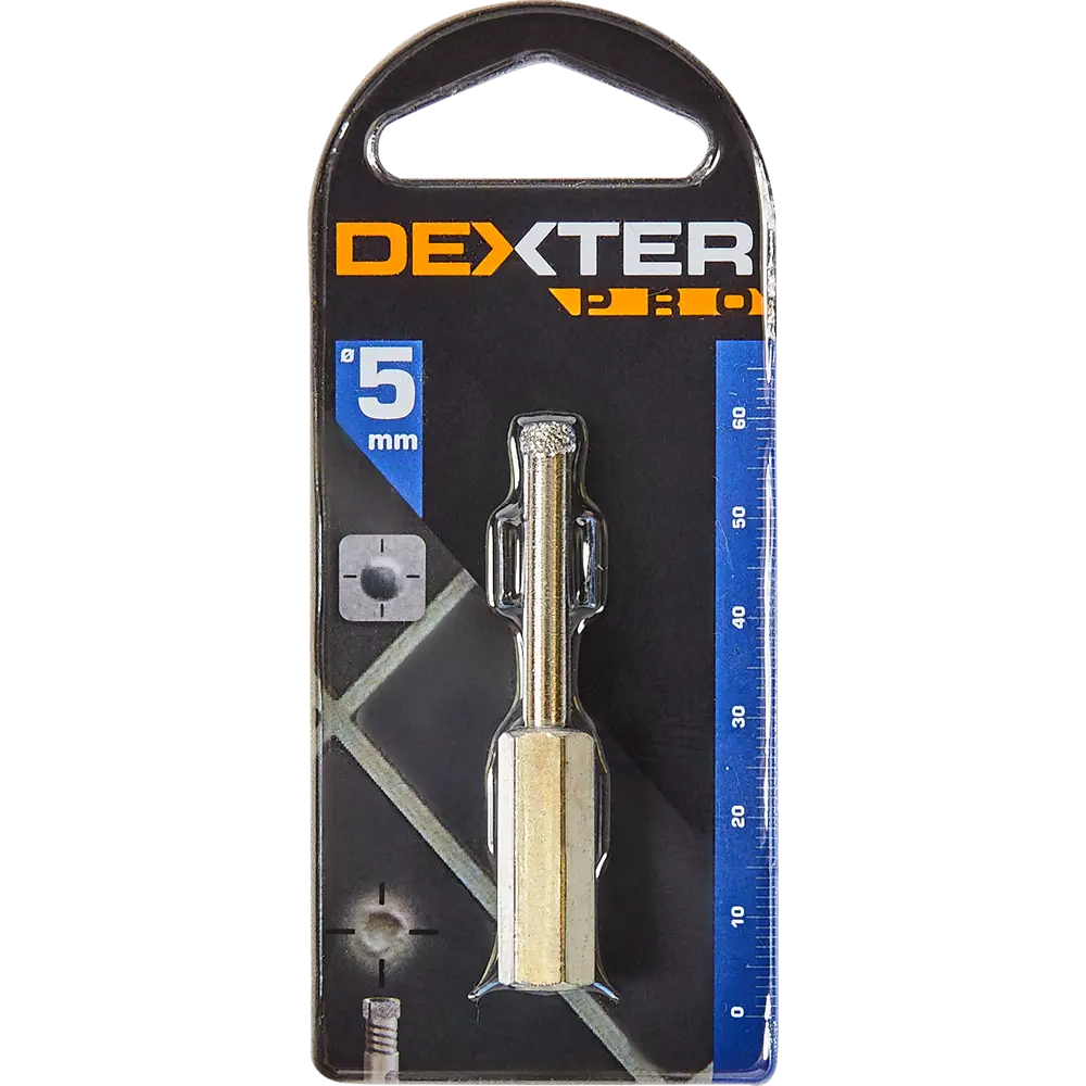 Сверло трубчатое по керамике Dexter к. Pro 5x55 мм 18617802 STLM-2060692  - Вид №3