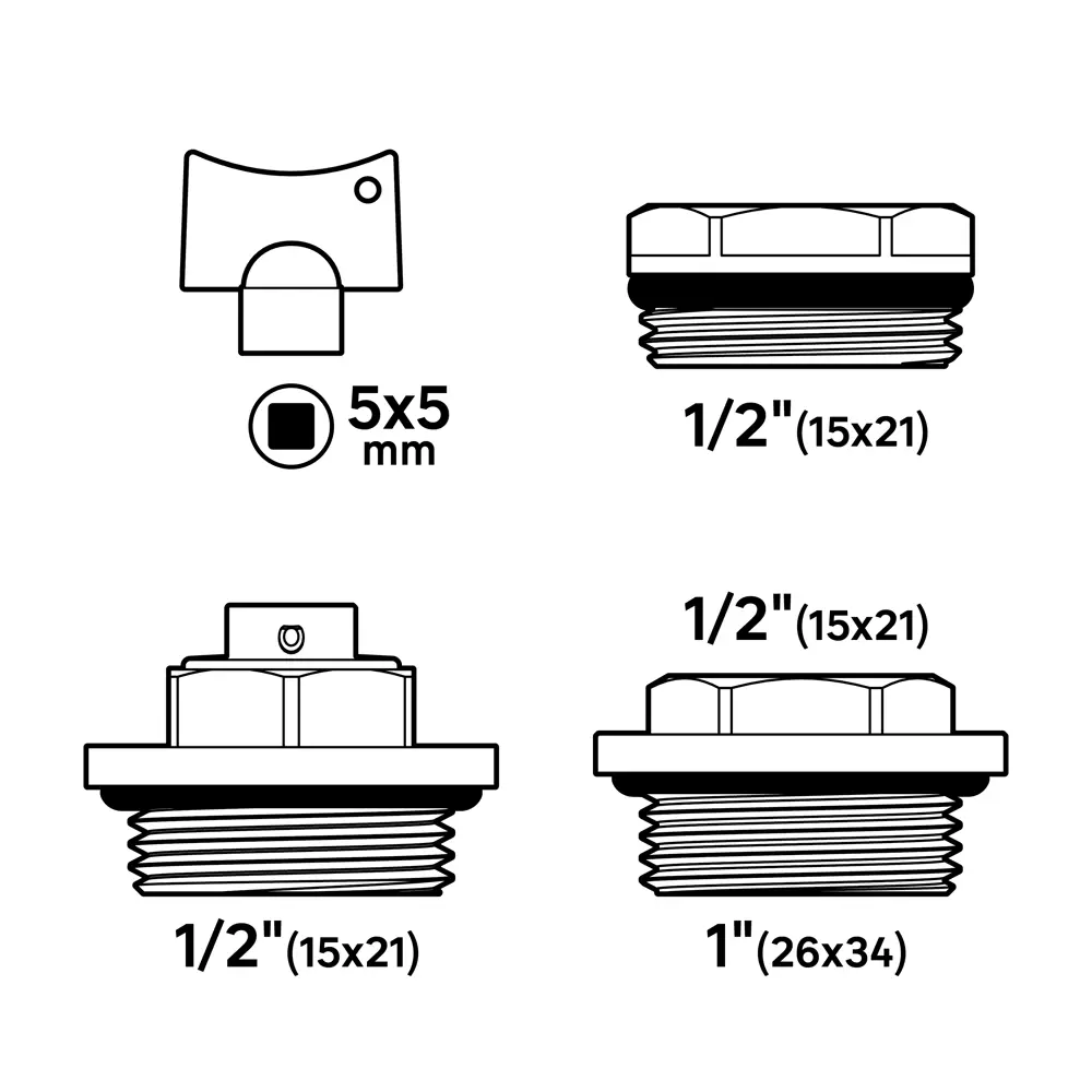Монтажный комплект для радиатора MONLID 1"x1/2" сталь с кронштейном белый 10 шт STLM-2142731 - Вид №3