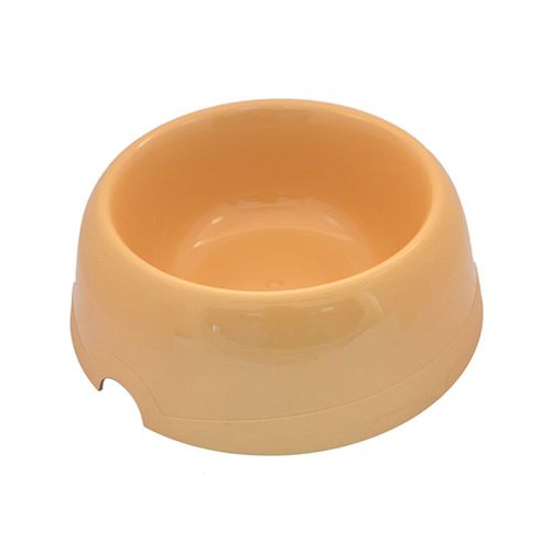 ПР0037899 Миска для животных пластиковая бежевая 100мл ХОРОШКА 