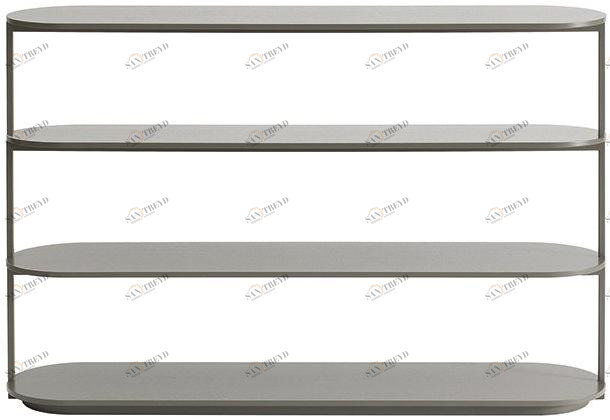 ASPLUND Двусторонние открытые стеллажи в современном стиле из инженерной древесины Pagoda sun-id-1387397