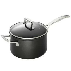 Ковш Le Creuset со стеклянной крышкой и ручкой, анодлированный алюминий, антипригарное покрытие, Ø20