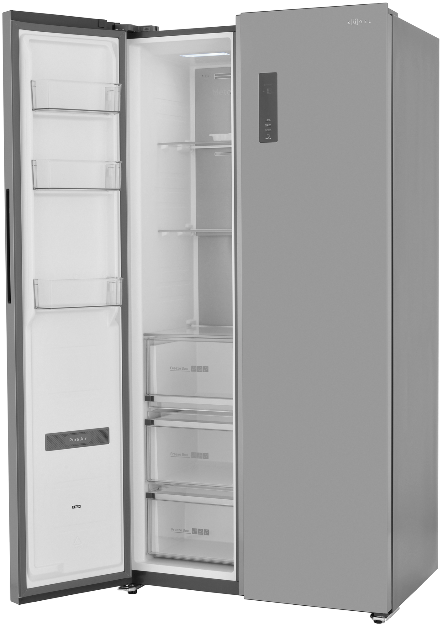 9235923 Холодильник Side by Side   ZUGEL ZRSSI540X Slot-In серебристый STDN-0079975 - Вид №6