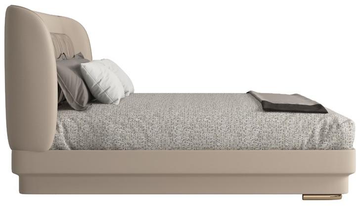 Reiggi Кожаная кровать с высоким изголовьем Muse Rb901 - Вид №1