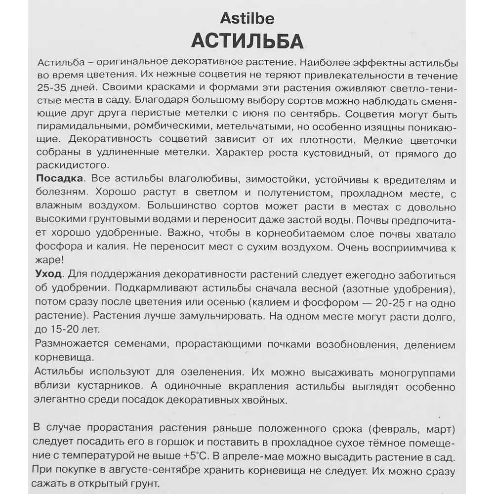 Астильба гибридная Юник Пинк, 88659112 STLM-2177115 ПОИСК  - Вид №2