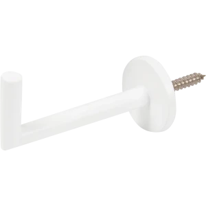 Держатель штор 8 см металл цвет белый 2 шт.