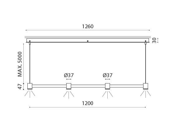 Латунный светодиодный подвесной светильник Arkoslight искусство ARCH-00057448 - Вид №9