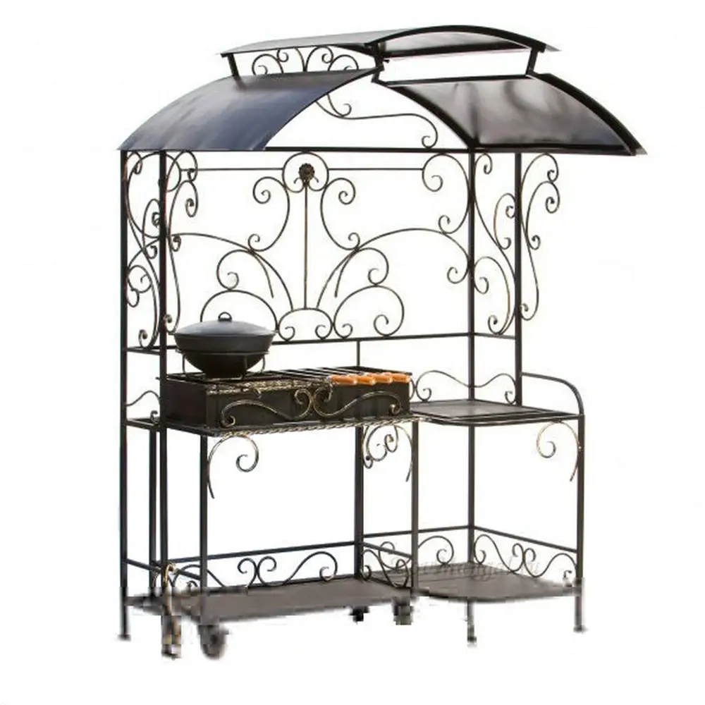 Мангал Лидер 152х105х200 см сталь черный Santreyd STLM-2102228 - Вид №4