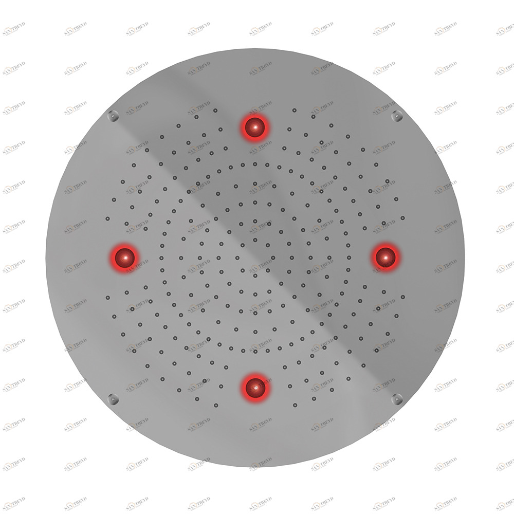 Graffio Верхний душ круглый Ø 470 мм, хромотерапия с радиоуправлением. GY077 