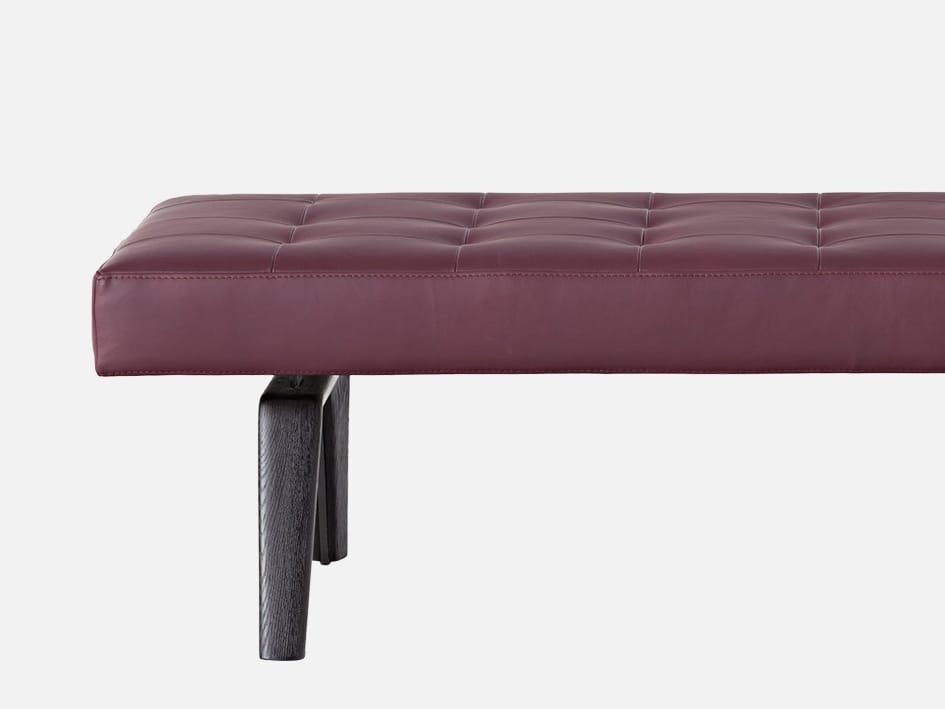 Кожаная мягкая скамейка из Капитона CASA Италия ARCH-00110104 - Вид №1