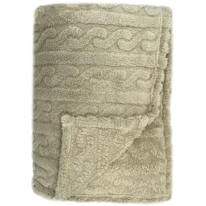 Плед Homely 200x220 см микрофибра цвет бежевый