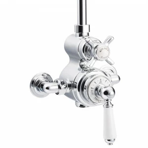 Traditional bathrooms Смеситель для душа термостат с фарфоровой ручкой ASCOT Tb740.414.ag