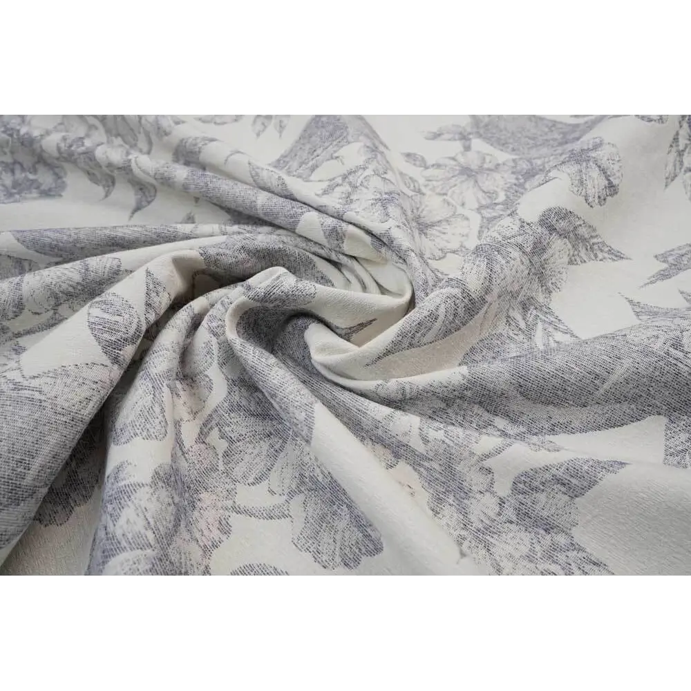 Ткань 1 п/м Жаккард Flemina 140 см цвет серо-синий AMETIST STLM-2052557