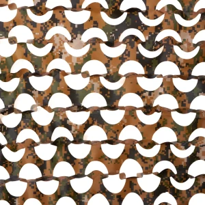 Сетка маскировочная Камуфляж лес 2x3 м черный/бежевый/зеленый