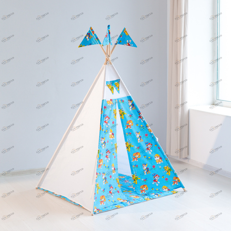 Вигвам для детей "Щенячий патруль" VAMVIGVAM  281901 Белый;голубой Santreyd 