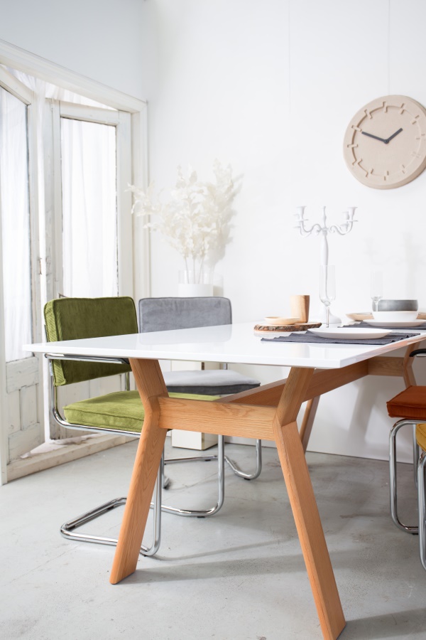 Кресло Ridge Kink Rib оранжевое Zuiver 1200046 - Вид №2