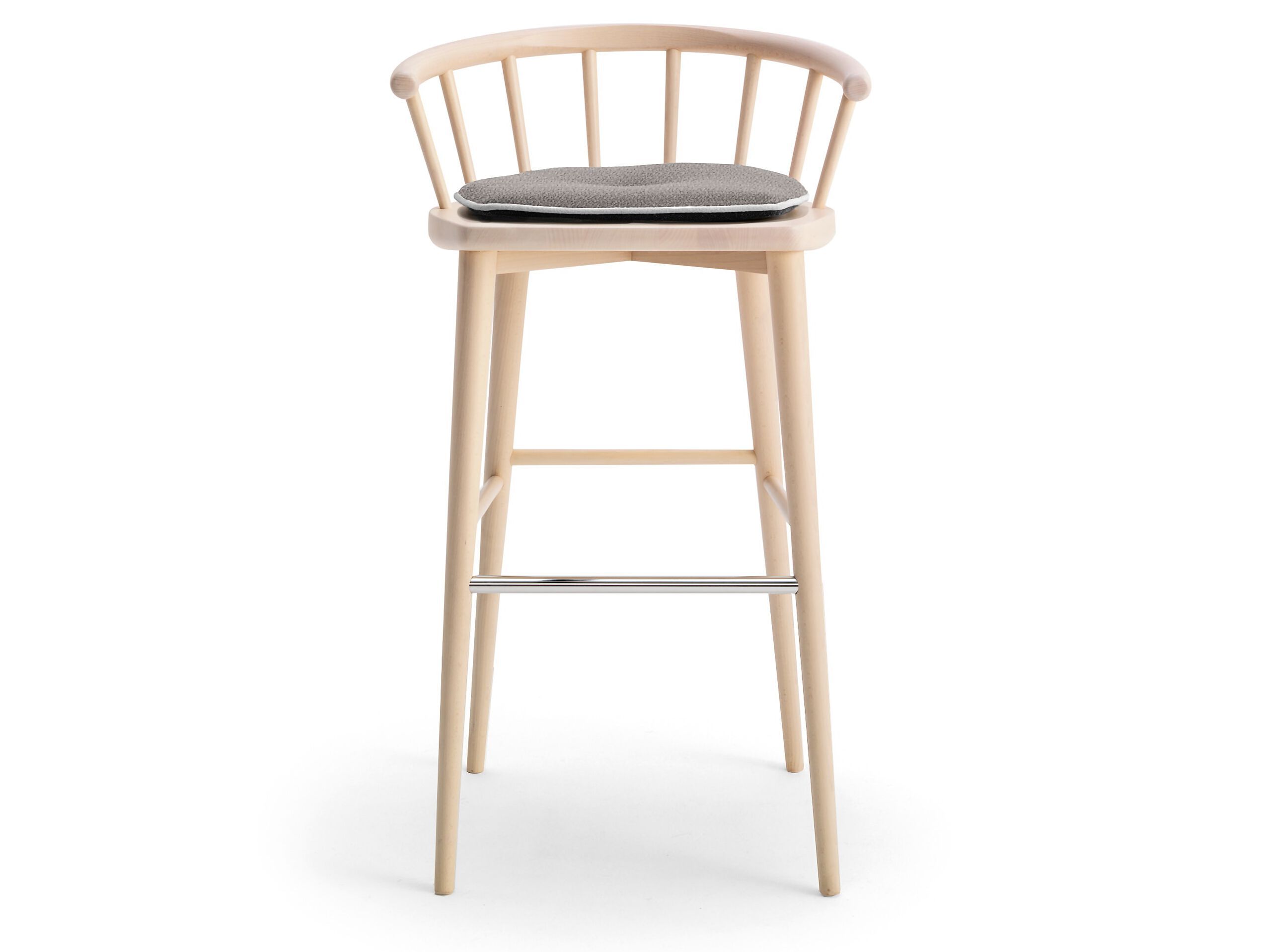 Высокий стул из бука с подлокотниками Billiani W ARCH-00127498 - Вид №2