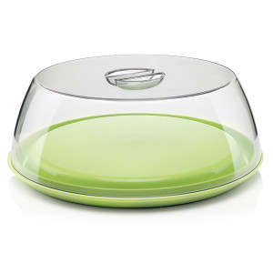 13845484 Блюдо с крышкой forme casa зелёное Guzzini