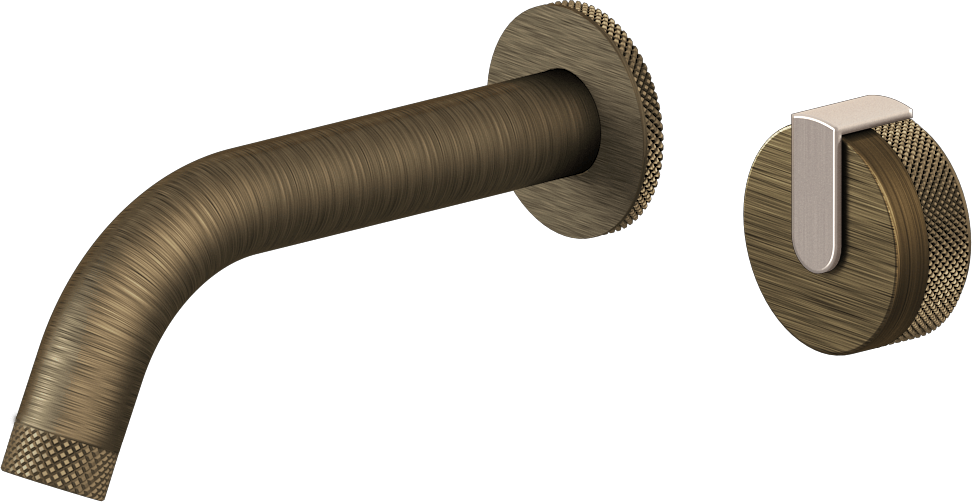 E-11535-R1VBB-L1SN-VBB Настенный прогрессивный смеситель скрытого монтажа для раковины GRAFF MOD+